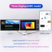 ACASIS Mac Mini M6 M4 Dock, 40Gbps Dual NVMe SSD Enclosure, Dual 4K Display