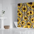 thumbnail image 2 of Waterproof Cute Sunflower Colorful Shower Curtain 72x72 Inch Boho Style Polyester Unique Shower Curtain for Bathroom Hotel Home Decor with 12 Plastic Hooks, 2 of 5