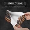 thumbnail image 5 of Lsque Deer American Flag Wall Printed Long Tissue Box Cover Holder, Facial Paper Organizer Dispenser,Triangle with Bottom Belt, PVC Leather Decorative Organizer, 5 of 9