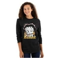 thumbnail image 3 of Betty Boop The Realest Cartoon Women's Long Sleeve T Shirt Brisco Brands S, 3 of 6