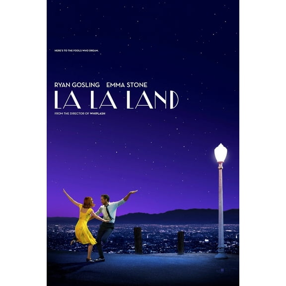 Rolled Poster La La Land Movie Laminated 24" x 36" Framed