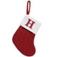 thumbnail image 2 of Seyotauo Knitted Wool Christmas Stocking With Embroidered Letter 7 inch People's Candy Gift Bag Festive Christmas Decorations For Fireplace Tree Hanging Holiday Gift Holder, 2 of 5