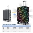 thumbnail image 4 of Fuzoiu Rainbow Glitter Print Suitcase Cover,Washable Luggage Covers for Suitcase,Elastic Luggage Protector Cover,Scratch Resistant Travel Suitcase Covers-Small, 4 of 7