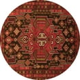 thumbnail image 1 of Ahgly Company Indoor Round Persian Orange Traditional Area Rugs, 7' Round, 1 of 1