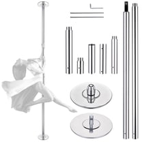 Yescom 10 FT Spinning Static Dancing Pole Kit with Extensions Fitness Dance Exercise