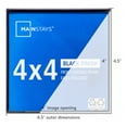 thumbnail image 6 of Mainstays – 4x4 Picture Frame – Black Front Loading Wall or Tabletop Photo Frame, 6 of 9