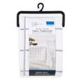 thumbnail image 3 of Mainstays Tablecloth Windowpane Plaid White and Black, Cotton Polyester Blend, 60" x 102", 3 of 5