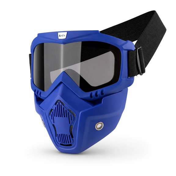 Removable Tactical Full Face Mask, Multi-Color Windproof Outdoor Riding Goggles