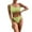 GN1, variant on Sngxgn Bikini Set for Women Solid V Neck High Waisted Two Piece Swimsuit(GN2,S)
