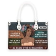 thumbnail image 3 of Personalized Leather Handbag with Zipper for African American Woman, Custom Purses Gift For Black Women, Mother's Day Gift, Church Bags for Women, Bible Bag, Purses For Moms, Personalized Bags DQk1RA, 3 of 6