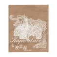 thumbnail image 1 of 60Pcs/2Set Card Paper Translucent Lace Edge Bright-colored Leaf Plants Circle Paper Craft for Girls, 1 of 10