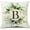 Style B, variant on Monogram Letter M Throw Pillow Covers Floral 18x18 Inch, Greenery Spring Pillows Decorative Throw Pillows Pillowcase Summer Farmhouse Decor for Couch Sofa, Family Last Name Initial Pillow Case