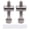 Silver, variant on M Buder 2PCS Bike Seatpost Fixed Screw M5x30mm Ti Alloy Bike Seatpost Fixed Bolts for Cycling DIY Replacement Parts Kit (Silver, 1.18 inches / 30 mm)[cite: 1]