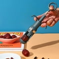 thumbnail image 1 of Oleegame 1PC Potato Fry Cutter Cherry Pitter Tool Portable Olive And Cherry Pitter Remover Multi Function Fruit Corer And Pitter Remover Suitable For Home Kitchen Cherry Jujube And Red Date Blue, 1 of 9