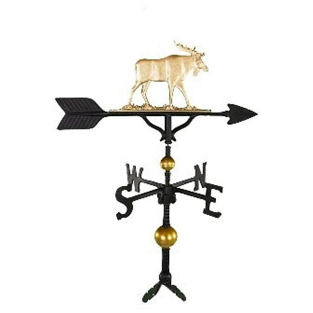 300 Series 32 In. Deluxe Gold Moose Weathervane