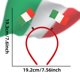 thumbnail image 3 of Diadema con lazo con la bandera de la Copa del Mundo de EE. UU., Canadá y México, decoración para fiestas de fanáticos, diadema con bandera, diadema de plástico, 3 of 6