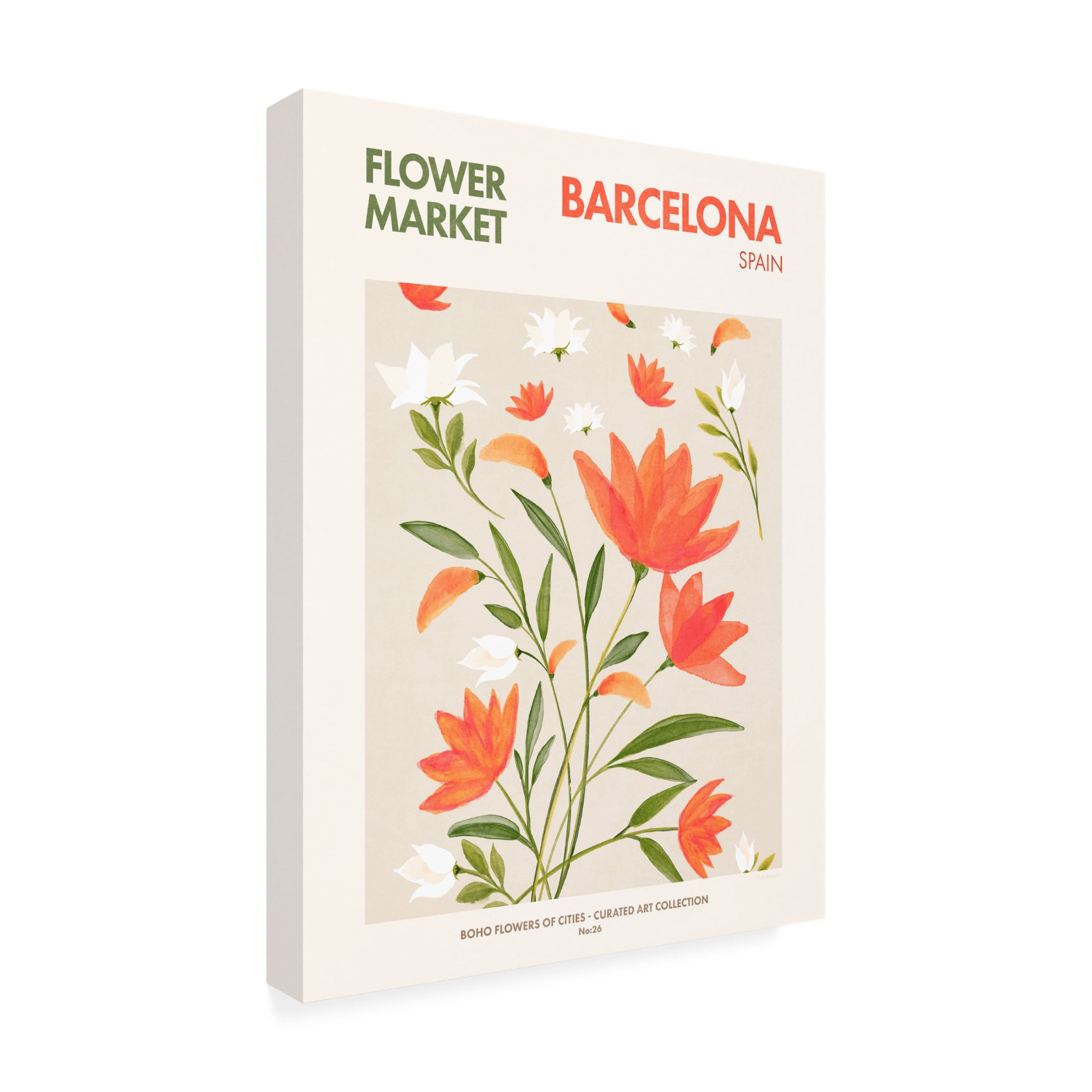 Trademark Fine Art Emel Tunaboylu Barcelona Canvas Wall Art
