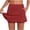 Red, variant on vdgthytj Skorts for Women 2 in 1 High Waist Slim Fitted Tennis Skirts A Line Golf Workout Shorts with Pockets
