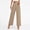 Brown, variant on LEBONYARD Khaki Pants for Women,Women's Fashionable High Waisted Business Casual Work Straight Leg Wide Leg Suit Pants with Pockets Brown S
