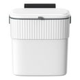thumbnail image 2 of Yooci 2 Gallon Hanging Trash Can with Lid Kitchen Compost Bin for Under Sink, Plastic Wall-Mounted Garbage Can, Small Kitchen Trash Bin, Small Trash Can with Lid for Cupboard Countertop, 2 of 9
