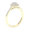 thumbnail image 2 of Imperial 1/2 Ct TDW Round Diamond Double Halo Engagement Ring in 10K Yellow Gold (H-I, I2), 2 of 4