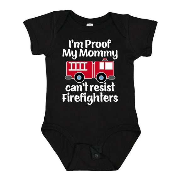 Inktastic Firefighter Daddy Baby Fireman Boys or Girls Baby Bodysuit