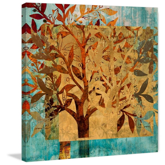 "Serendipity Tree II" Painting Print on Wrapped Canvas