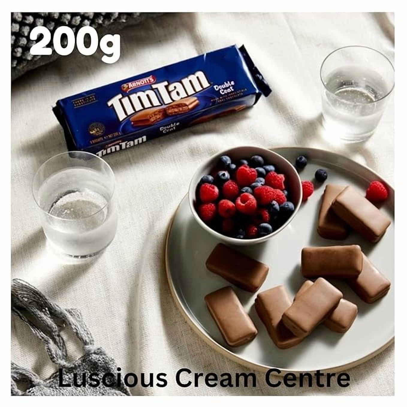 Simpler Tim Tam Chocolate Biscuits – 4-Pack Variety: Original, Dark, Double Coat, White – Imported from Australia