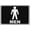 Warning Sign 4, variant on Maximum Occupancy Sign 8"x12", Aluminum Tin Warning Signs for Home Outdoor Garden, Weatherproof Safety Sign for Facility