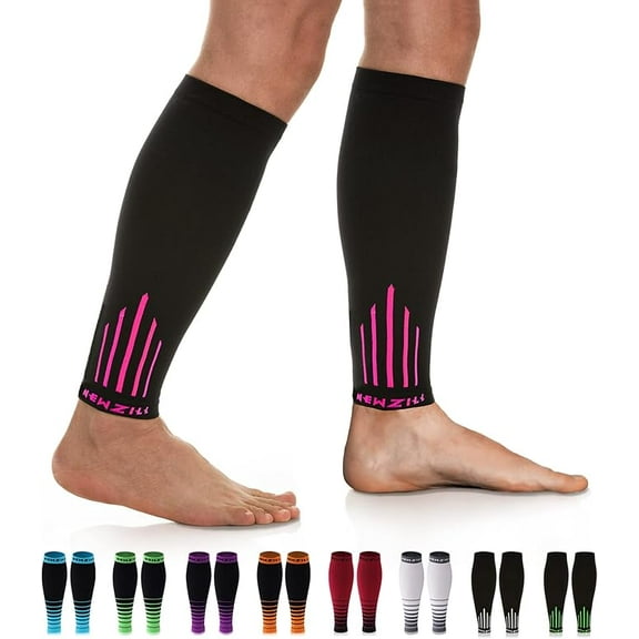 Newzill Compression Calf Sleeves 20-30mmHg for Men & Women, Running, Travel, Nursing, Pain Relief & Recovery