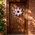 thumbnail image 7 of Deeceymbur Independence Day Flag Wreath Home Decor Scene Layout Prop Pendant for Front Door Wall Fireplace Party, 7 of 7