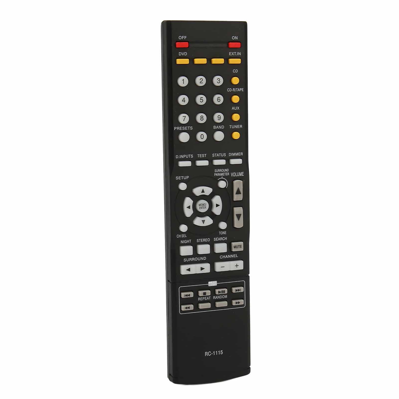 AV Surround Receiver Remote, Replacement RC 1115 Remote Control ABS Shell Sensitive For AVR 2809 For AVR 390 For AVR 1612 For AVR 1312