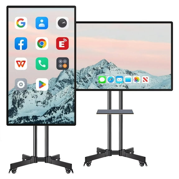 JYXOIHUB 49" 2K UHD Interactive Whiteboard, Touch Screen Digital Electronic Calendar All-In-One Smartboard Multi-Touch Display for Classroom Learning(Include Wall Mount)