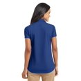 thumbnail image 2 of Port Authority Adult Female Women Plain Short Sleeves Polo True Royal X-Large, 2 of 2