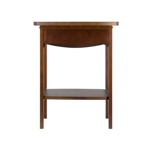 Accent Table Anitque Walnut Finish
