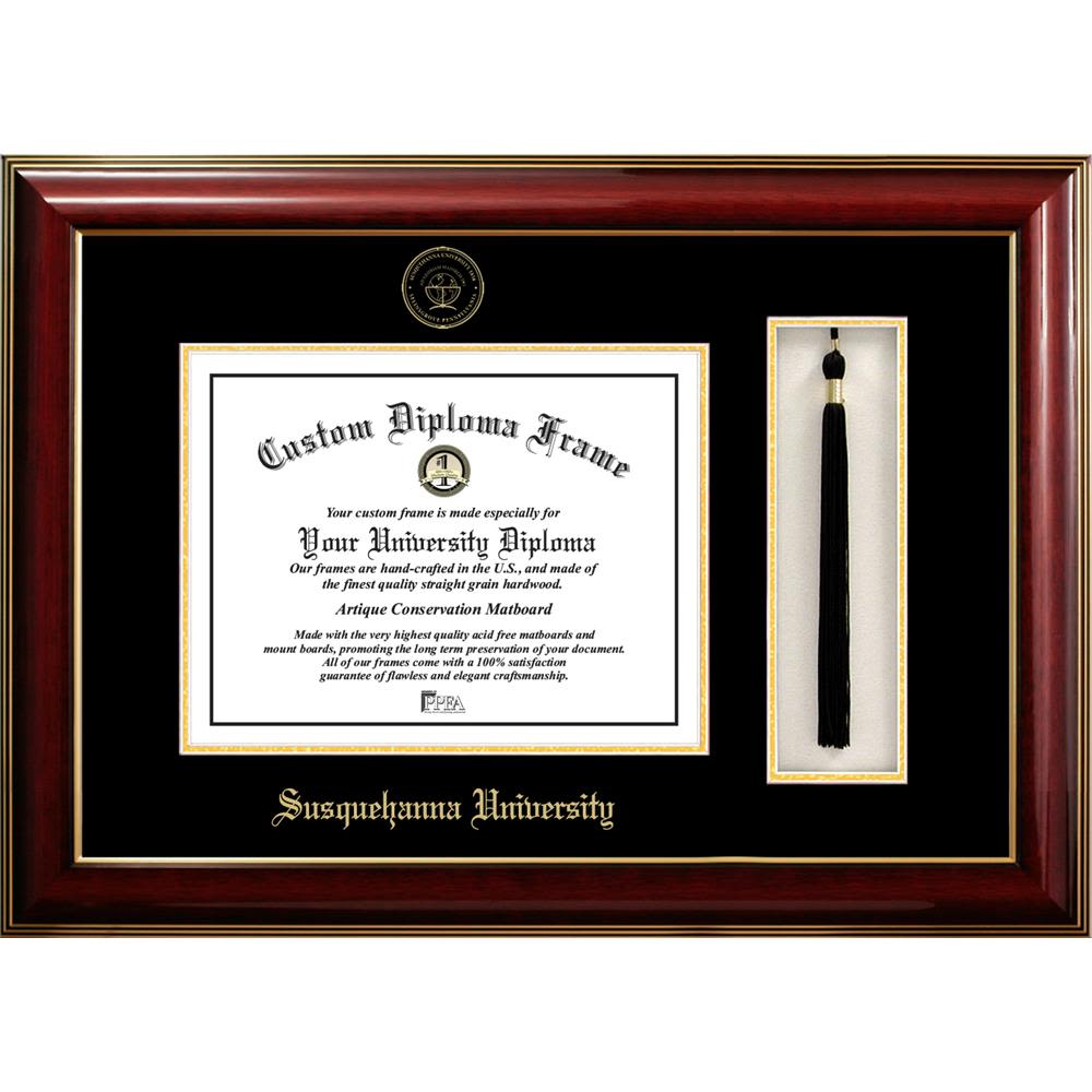 OCM Diploma Frame Susquehanna University Crusader Displays Diploma Certificate 8.5 x 11