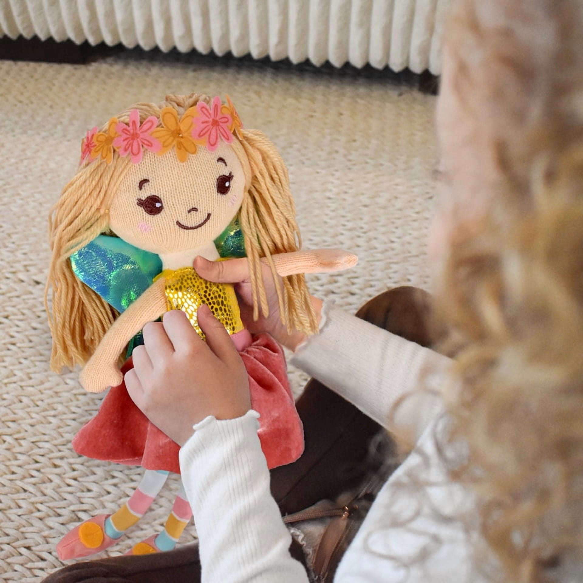 Hopscotch Lane 13-inch Soft Bodied Floppy Doll - Aura, Children Ages 0+ Months