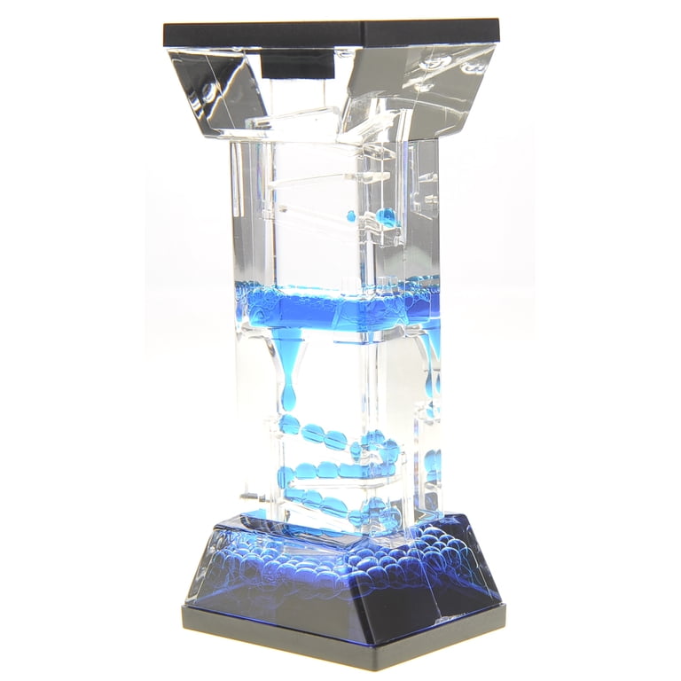 PlayWorld Motion Zig Zag Drop Bubbler - Blue - Relaxing Toy