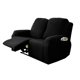 thumbnail image 1 of Nvzi Funda de sofá elástica de jacquard, funda de sofá reclinable de 2 plazas para sala de estar, fácil de instalar, lavable, protector de sofá para muebles (negro), 1 of 4