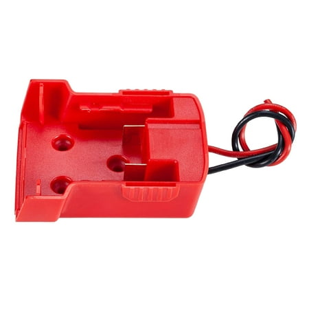 

Adapter Power Source Mount with Wires for Milwaukee-18V Lithium Battery Adapter DIY Cable Output Converter