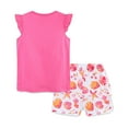 thumbnail image 3 of Hiijoy Toddler Girls Summer Outfits Seahorse Print Tank Top and Shorts Set, Sizes 2-8, 3 of 5