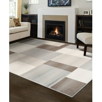 Impressions Duff Indoor Modern Geometric Block Runner Rugs or Area Rug