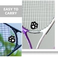 thumbnail image 2 of TEHAUX 4Pcs Tennis Racket Vibration Absorbers Black Silicone Claw Shape Professional Design for All Ages, 2 of 8