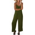 thumbnail image 3 of HSHDLDF Combinaison Décontractée Sans Manches à Bretelles pour Femmes, Ample et Ajustable, Extensible, Pantalon Long, une-Pièce avec Poches, 3 of 6