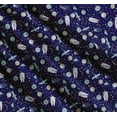 thumbnail image 3 of Soimoi Blue Cotton Cambric Fabric Astronaut & Planet Galaxy Printed Craft Fabric by the Yard 42 Inch Wide, 3 of 7