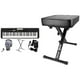 thumbnail image 1 of Teclado Casio de 61 teclas con soporte, auriculares y banco negro, 1 of 7