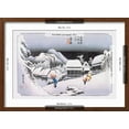 thumbnail image 5 of Art.com Night Snow at Kambara Art Print by Ando Hiroshige, Brown Frame Wall Art, 23" x 17", 5 of 5