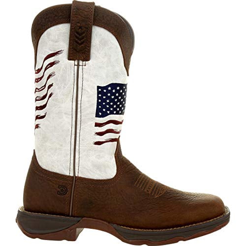 Durango Lady Women's Distressed Flag Embroidery Western Boot