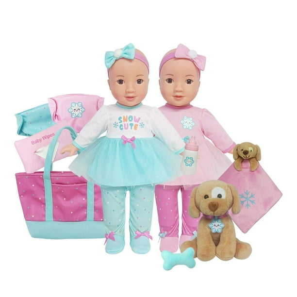sweet☆twin Member's Mark Sweet Twins Vinyl Dolls with Accessories