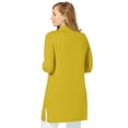 thumbnail image 2 of Jessica London Women's Plus Size Fine Gauge Cardigan Long Open Front Sweater, 2 of 3